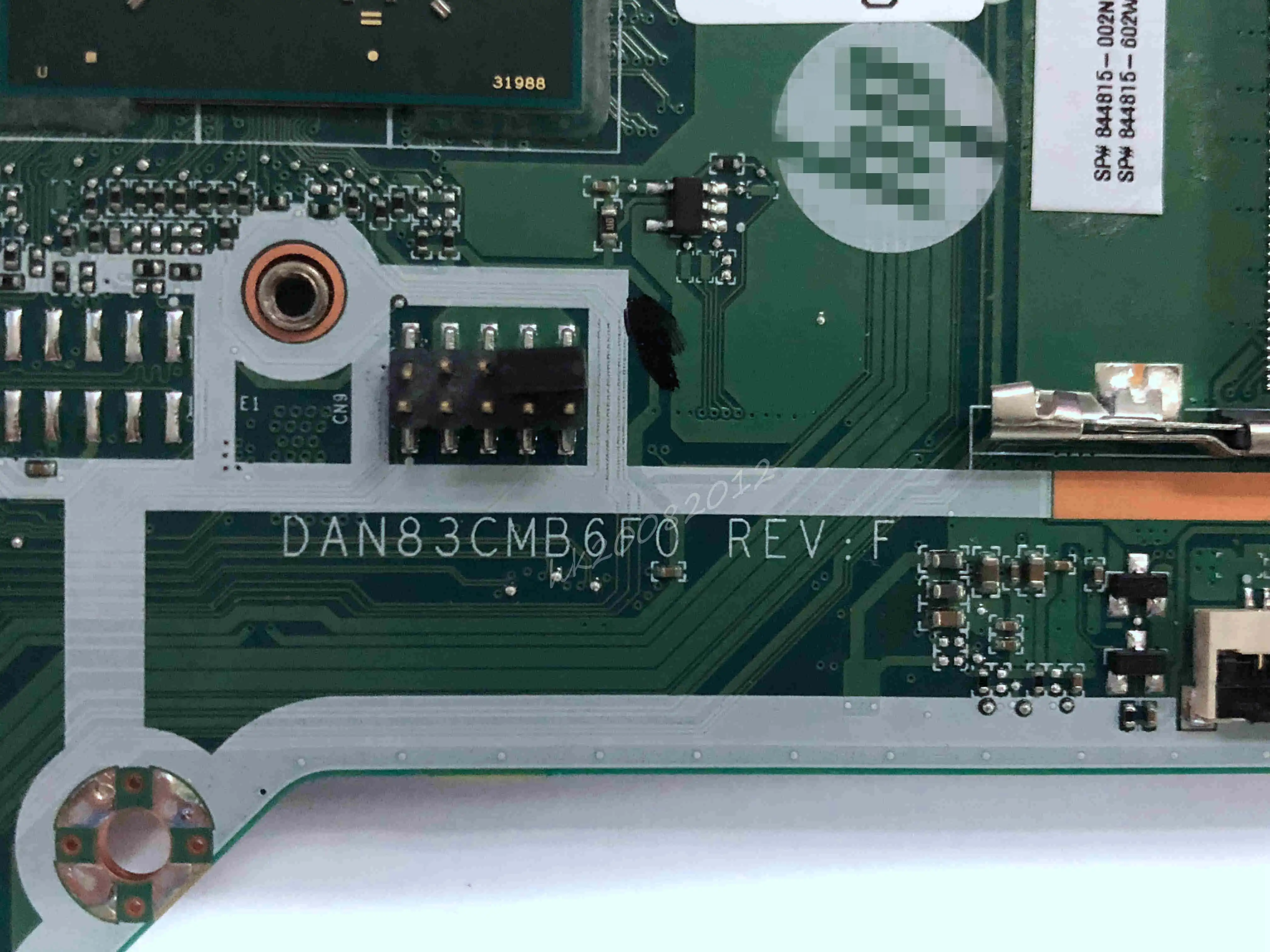 Imagem -02 - para hp Pavilion 24-b 24-b010 Amd A9-9410 Samui-a9 Placa-mãe 844815002 844815602 Dan83cmb6f0 Novo