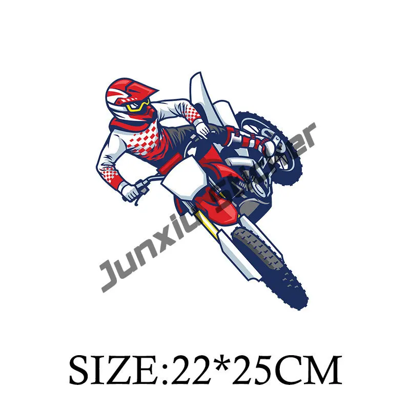 fly Motorcycle Racer Motocross car sticker PVC coloful Decals Laptop Speedboat Rear Windshield Waterproof Exterior