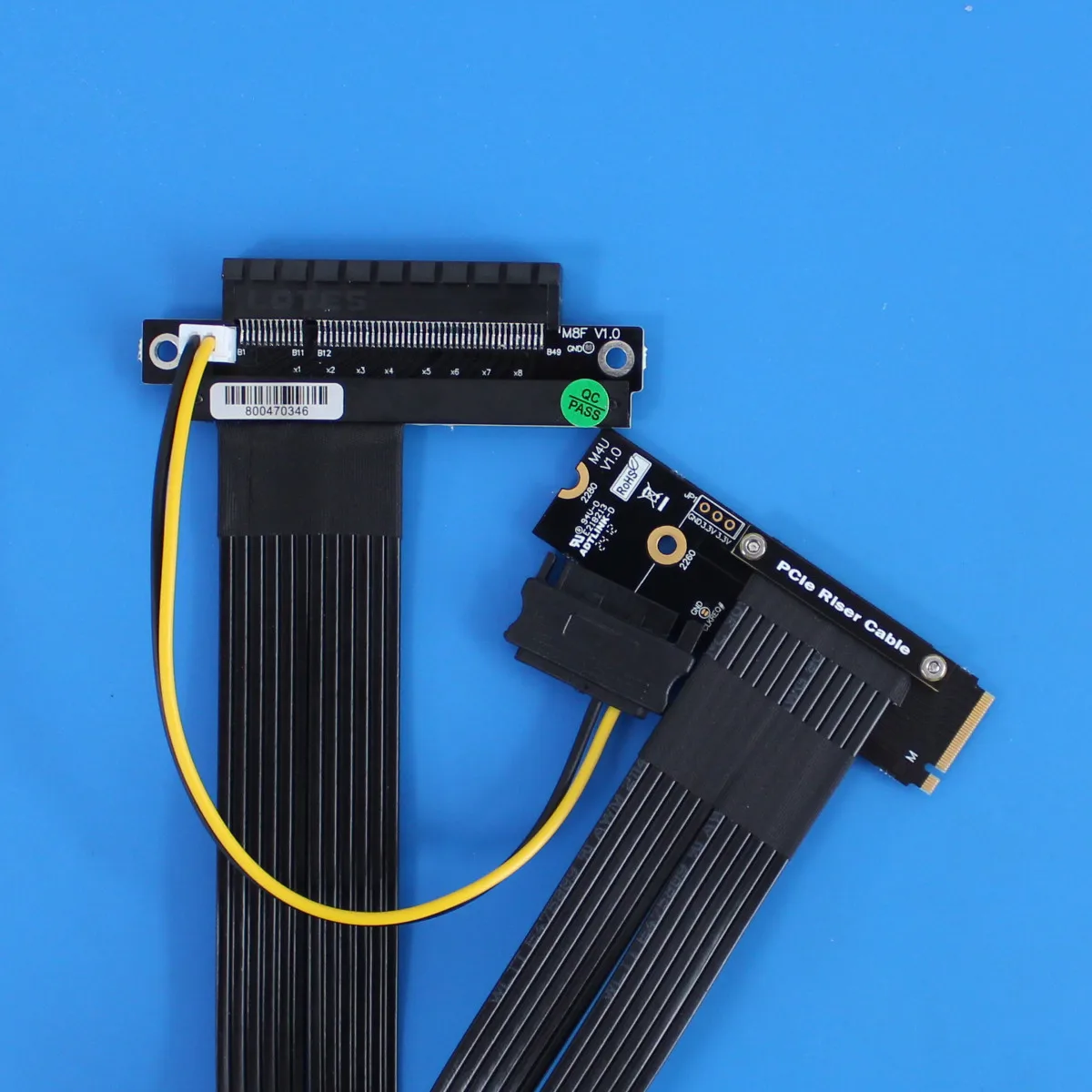 M.2 nvme zu pci-e x4 x8 verlängerung kabel pcie 4,0x4 64g/bps gen4 adapter kabel für m2 nvme ssd riser kabel – Detail 2