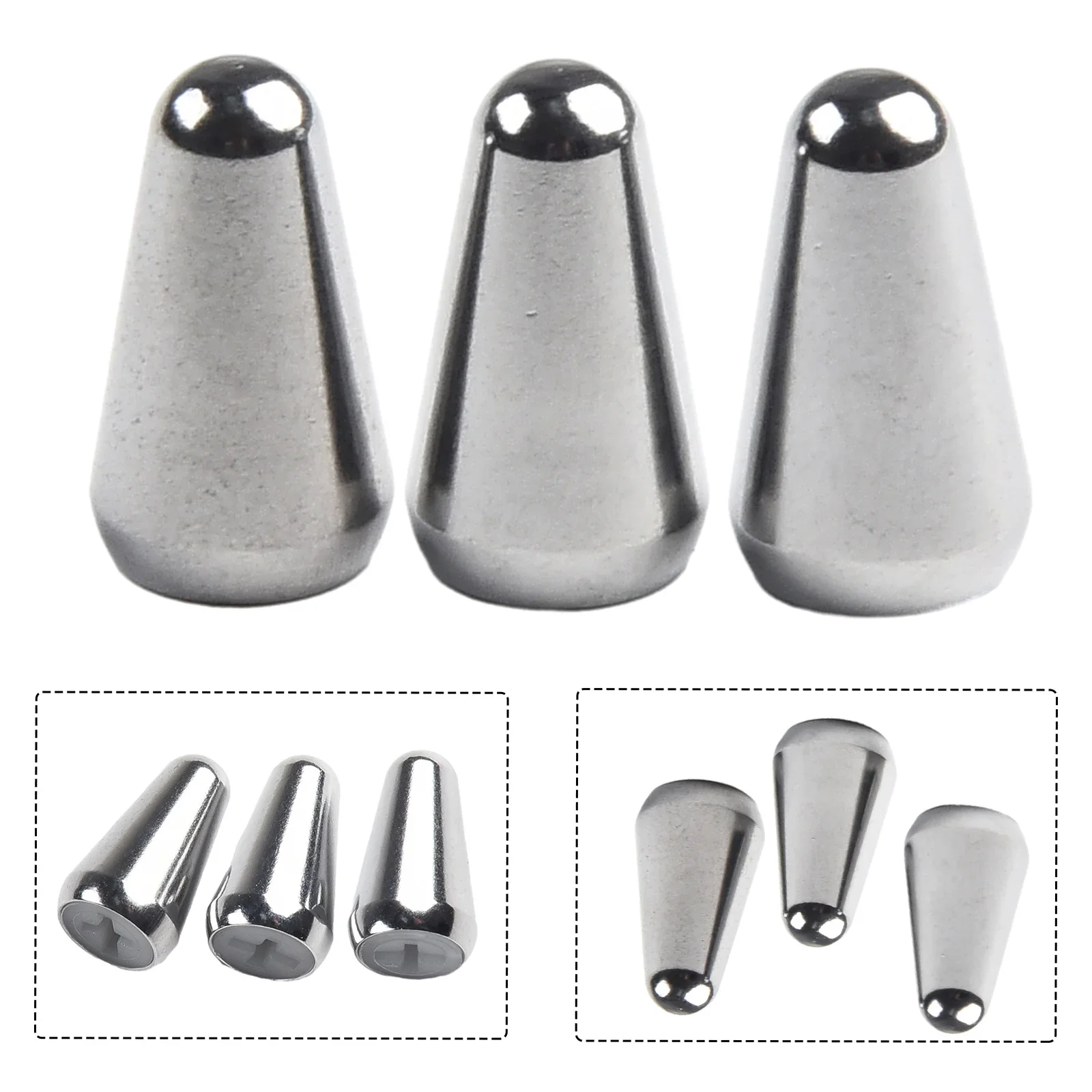Guitar For Toggle Switch Tip Cap 1/3pcs For LP For EPI Style Models Fits Pickup Selector Switch Knobs For Parts Accessories