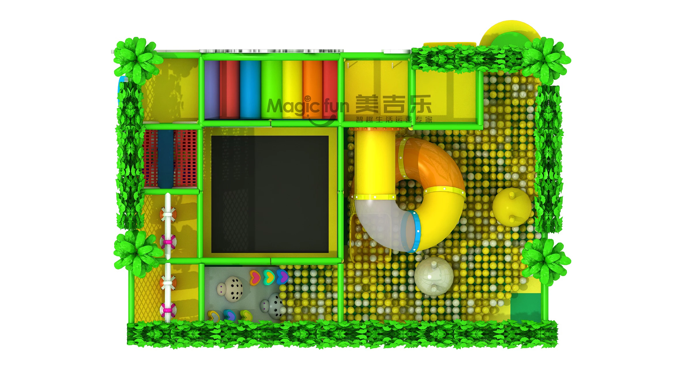 

Customized Cyberpunk Circus Theme Indoor Playground Equipment for Kids Fun City Commercial Amusement Park Gear