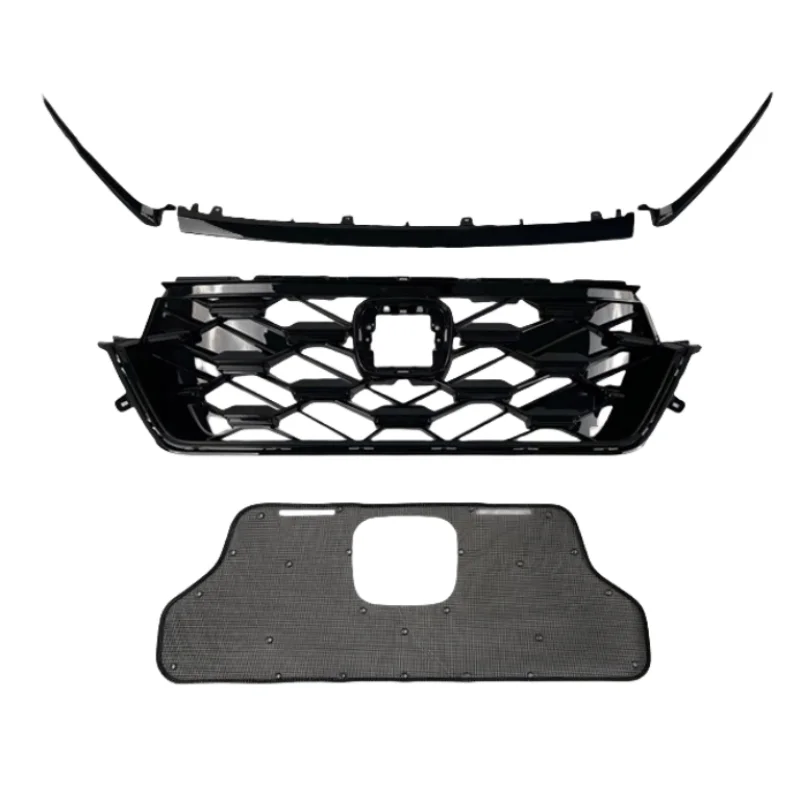

Auto Exterior Part Front Bumper Upper Grille Mask Gloss Black For CR-V 2023 2024 CRV Body Kit Car Refit Accessories