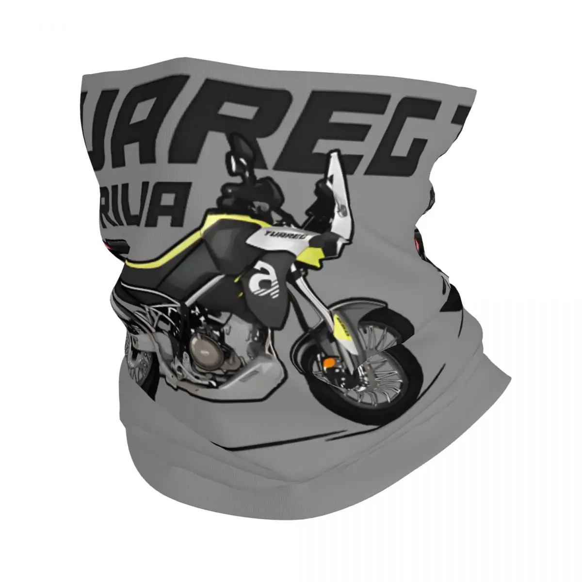 Tuareg 660 - Acid Gold Bandana Neck Cover Motorcycle Club Aprilias Wrap Scarf Running Unisex Adult Breathable