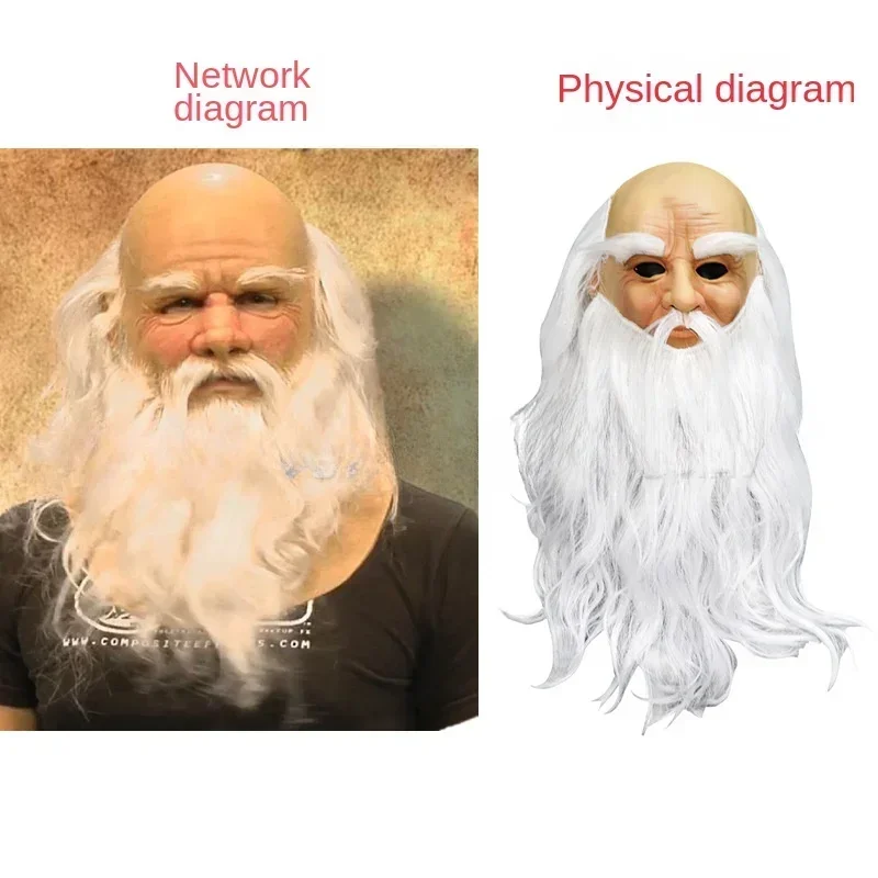 Nowa popularna maska Świętego Mikołaja Świąteczne nakrycie głowy Boże Narodzenie Halloween Prezent urodzinowy Zabawki dla dzieci