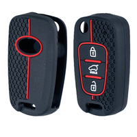 3 Buttons Silicone Remote Key Cover Flip Case for Kia RIO K2 K5 Sportage Sorento for Hyundai I20 I30 I35 IX20 IX35 Solaris Verna