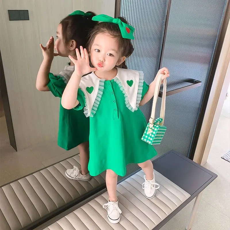 

Girls' New Korean Style Fashionable Princess For Children Summer Dress Little Girl Baby