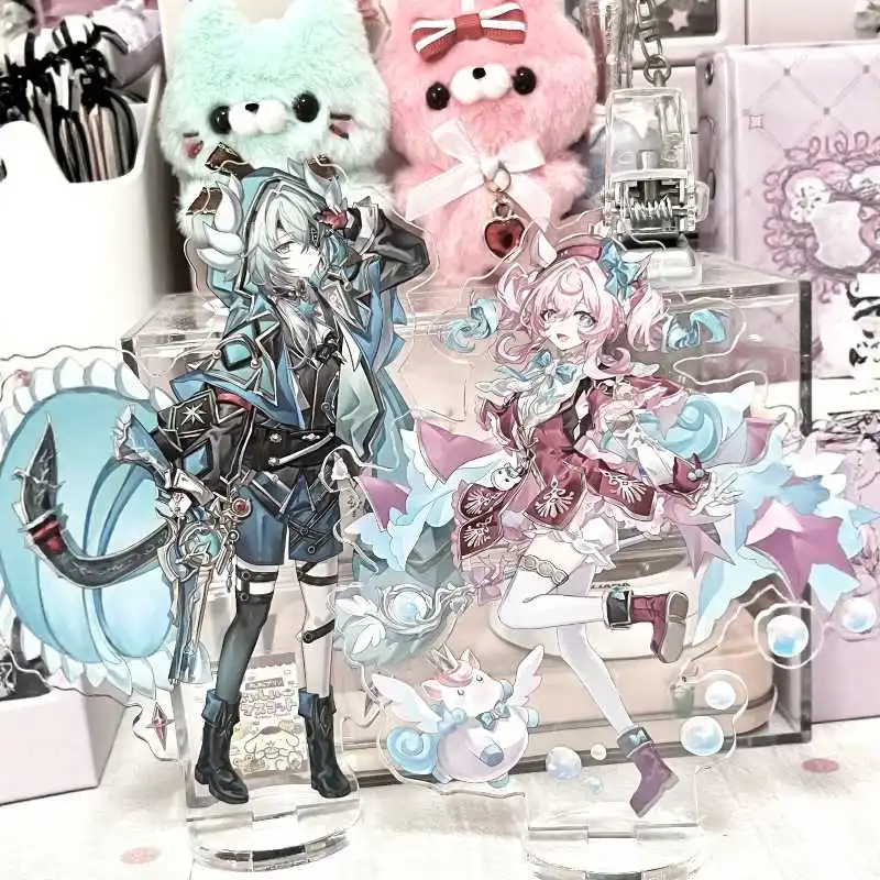 

Game Honkai：Star Rail Hyacine Anaxa Series Acrylic Ornaments Stand Figure Model Display Plate Decoration Anime Birthday Gift