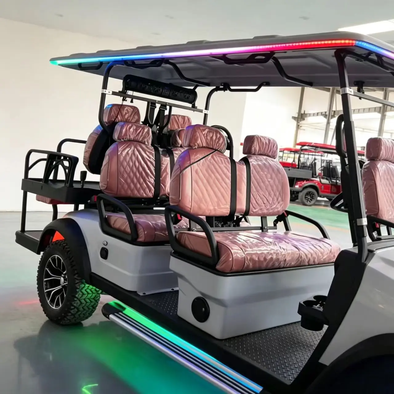 Eco-friendly Silent 2/8 Seats 48V/72V 4000W/5000W/7000W Electric Golf Cart Factory Direct Supply Multiple Scenarios Use