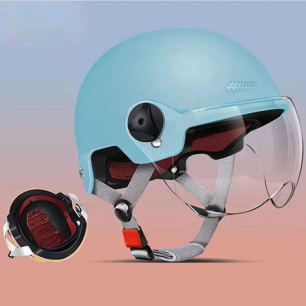 Motorcycle Electric Bike Helmet MTB Bike Unisex Cycling Safety Protector Adjustable Scooter Helmet Breathable Ultralight Helmet