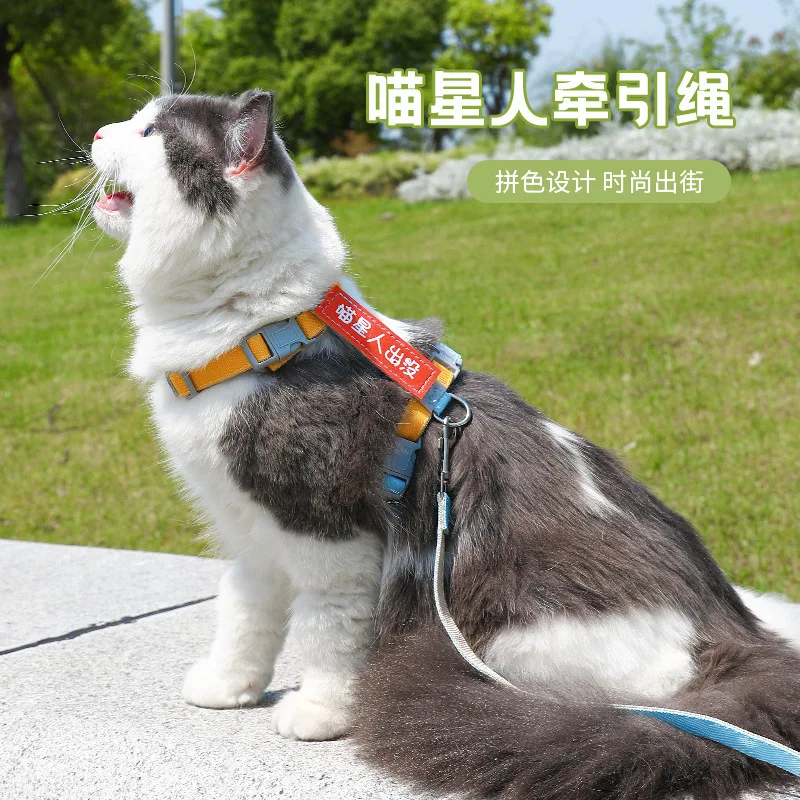 

Cat Traction Special All Seasons, Walking Preventing Slipping, Adjustable For Pulling And Tying Cats, Cat Rope Chain