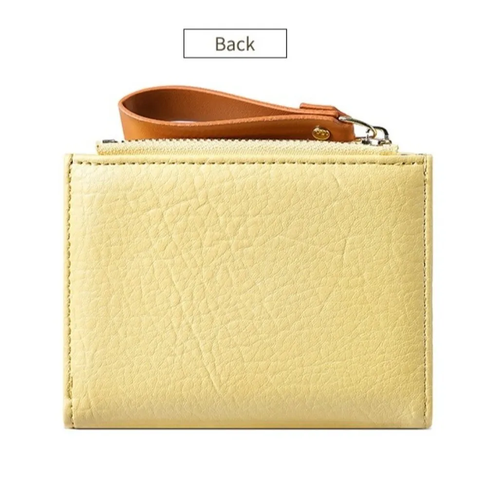 Fashion Short Cat Wallet Zipper Multi Card Position Cartoon Wallet Snap Korean Style Student Card Coin Purse Girls