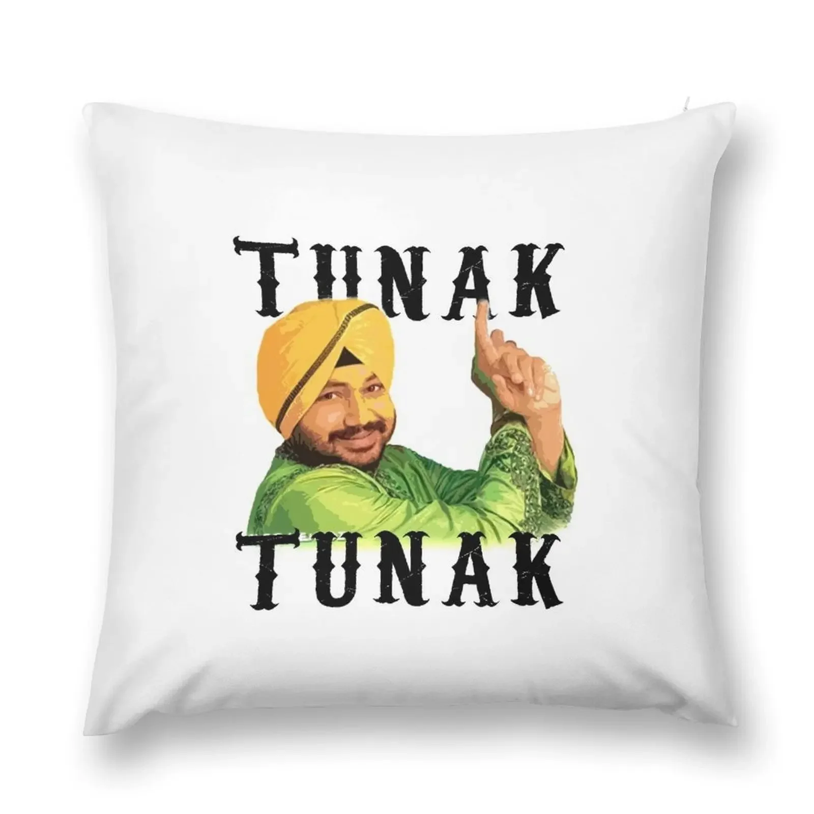 Tunak Tunak - Daler Mehndi Throw Pillow Custom Cushion Photo Sofa Cover Pillow Decor pillow