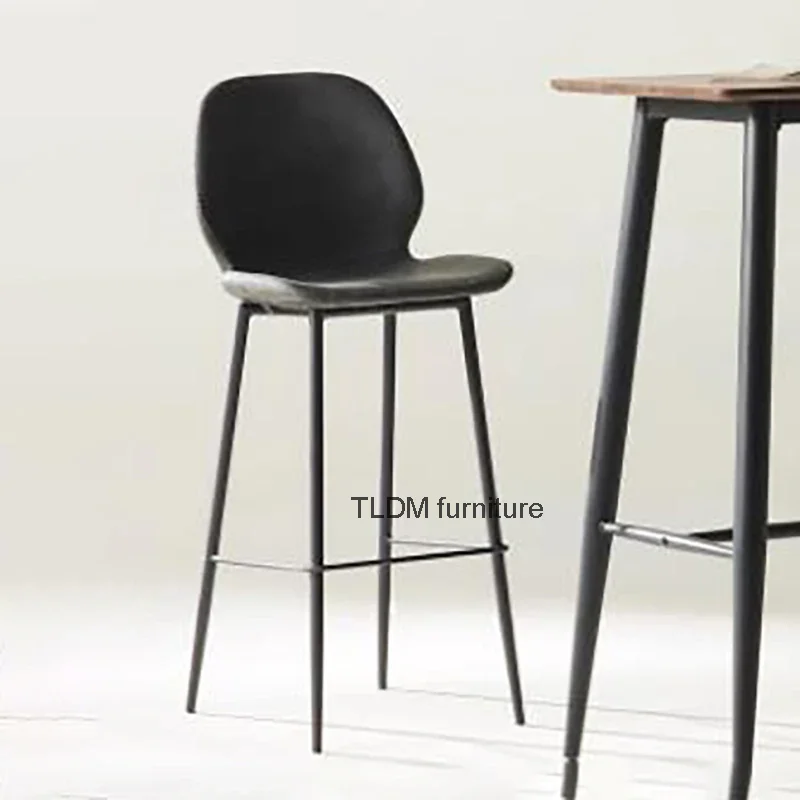 

Ergonomic Modern Bar Stool Portable Nordic Vintage European Chair Minimalist Comfortable Sillas Para Barra De Cocina Furniture