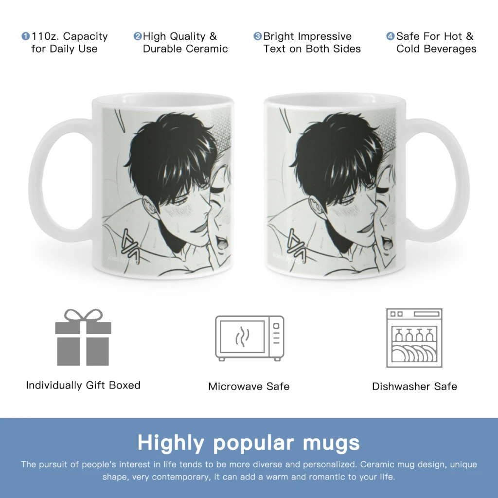 

Anime B-BJ A-alexes Free shipping Ceramic Cup Coffee Oatmeal Breakfast Cup Creative Personality Mug