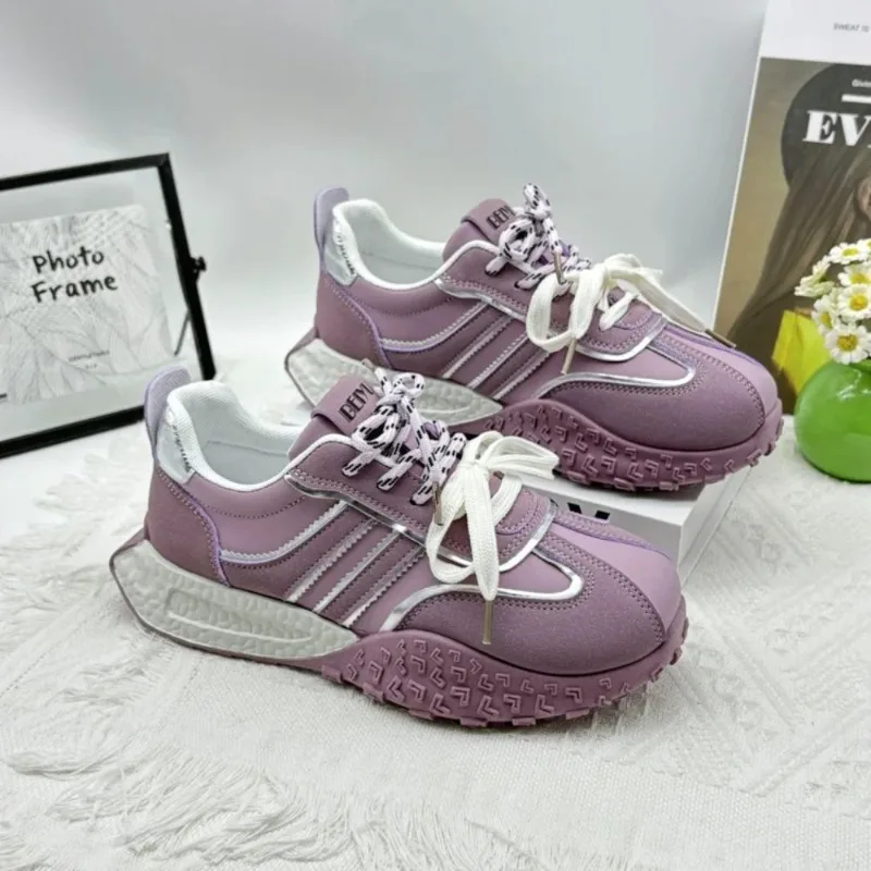 Taro Dash Running Sneakers Women Platform Chunky Sole Memory Foam Arch Support Anti Slip Breathable Lightweight Traveling
