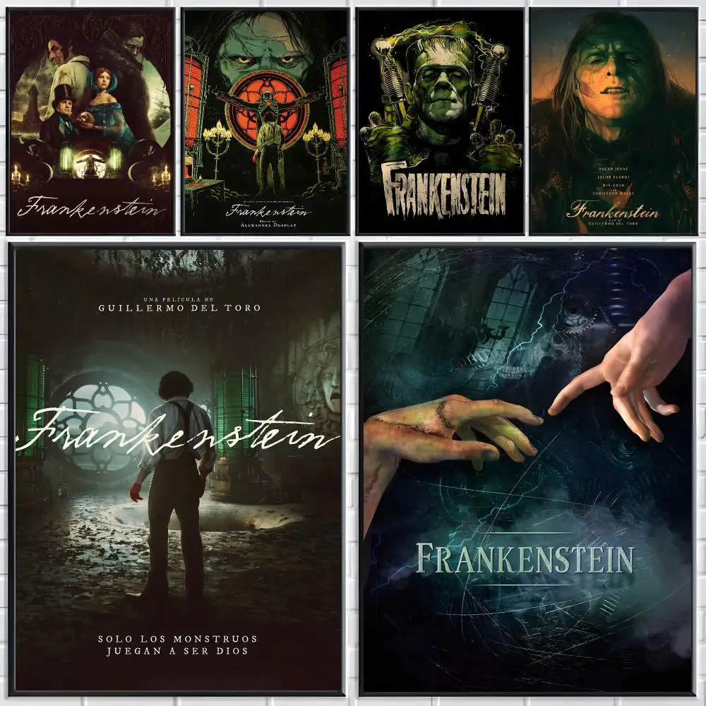 Frankenstein Poster Modern Elegant Wall Stickers, Home Decor Poster, Wall Art for Living Room & Dorm