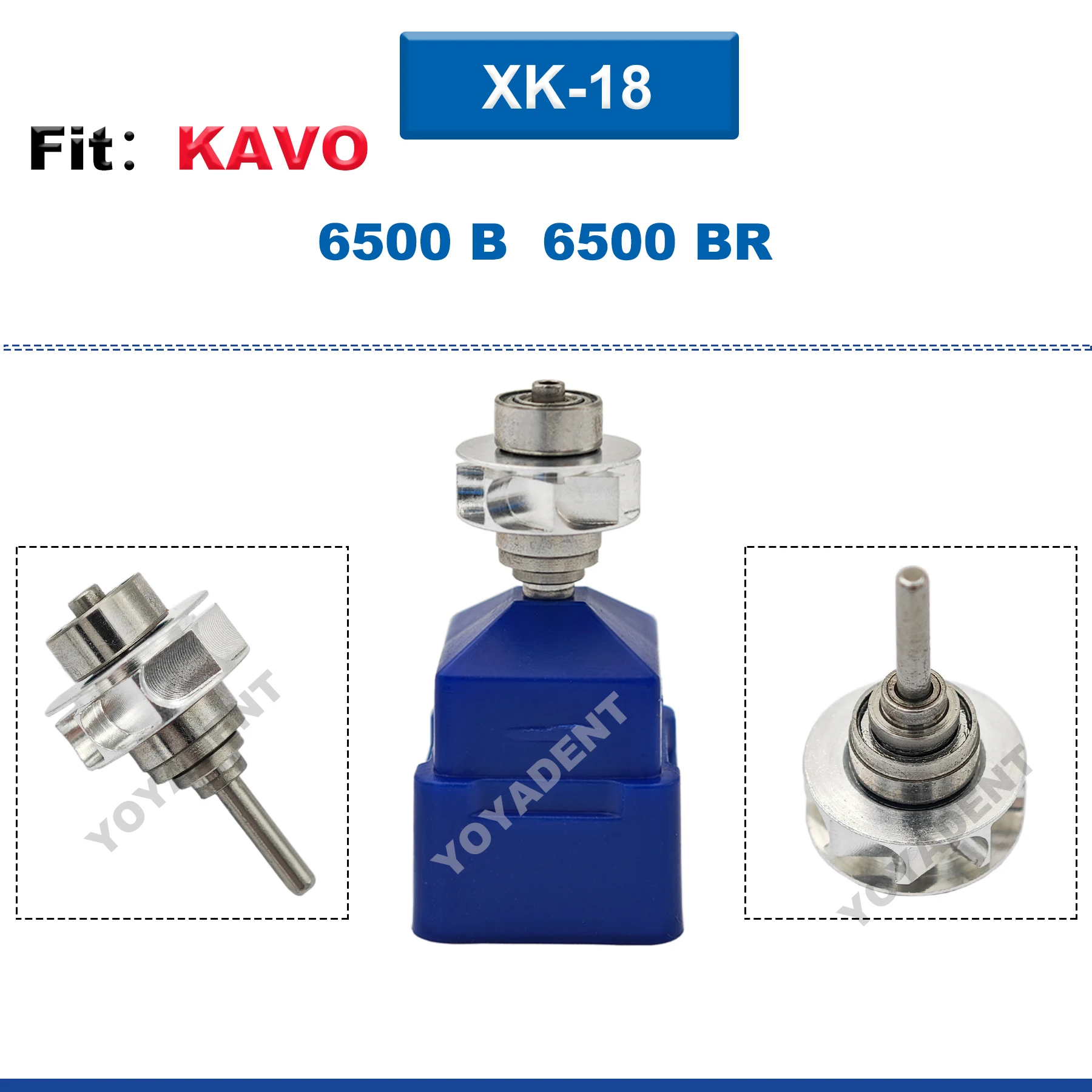 Tandheelkundige Turbine Cartridge Luchtrotor Tandheelkunde Handstuk Accessoires Fit NSK KAVO COXO Hoge Snelheid Handstuk