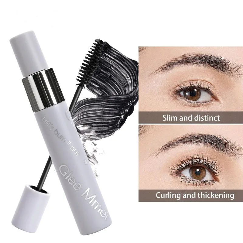 Dubbele Kop Mascara Waterdichte Duurzame Dikke Dunne Lange Snelheid Droge Film 24H Langdurige Nieuwe Hand Oog Make-Up