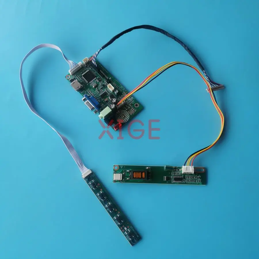 

For UB133X01 LP133X7 LP133X09 LP133X8 LCD Monitor Controller Drive Board Kit DIY HDMI+VGA 1-CCFL LVDS 20-Pins 1024*768 1024x768