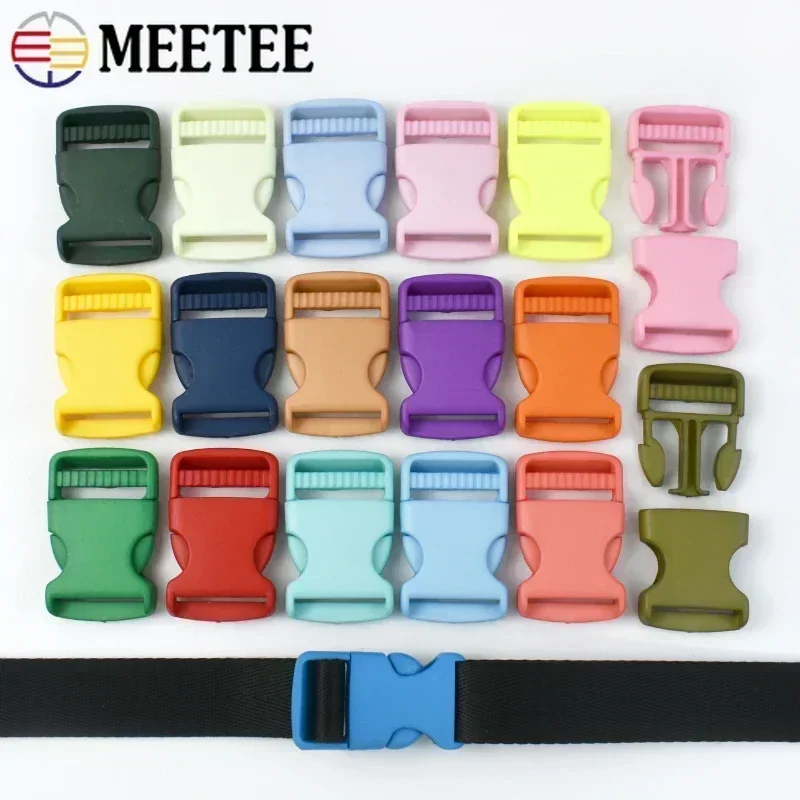 5/10Pcs 15/20/25/30mm Plastic Buckles for Bag Quick Release Closure Buckle Strap Clasp Belt Dog Collar Hook DIY Crafts