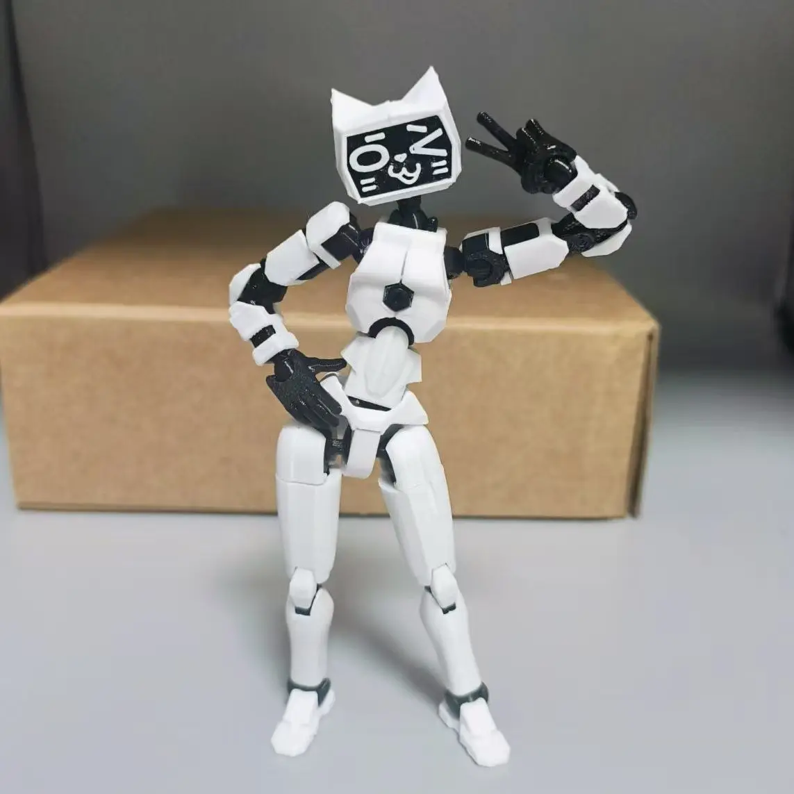 ดัมมี่13 ตุ๊กตาทีวีแมนพิมพ์สามมิติ หูแมว ฮาคิมิ - ฟิกเกอร์ขยับได้ พร้อมเล่น