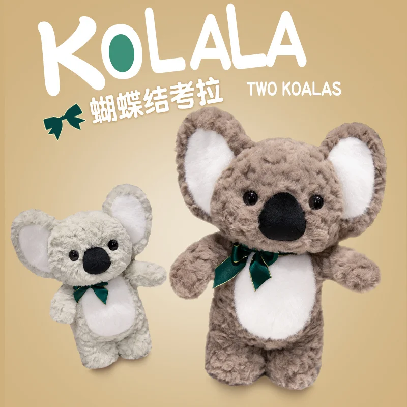 Koala Met Vlinderdas Knuffel Koala Knuffels Baby Kids Slaappop Kussen Voor Meisjes Valentijnsdaggeschenken