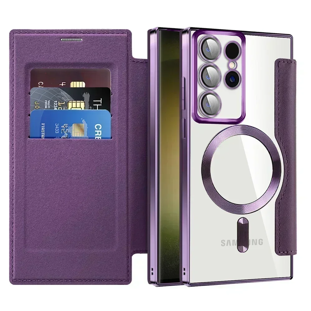 

Чехол-книжка для Samsung Galaxy S24/S23/S22 Ultra Plus/S23