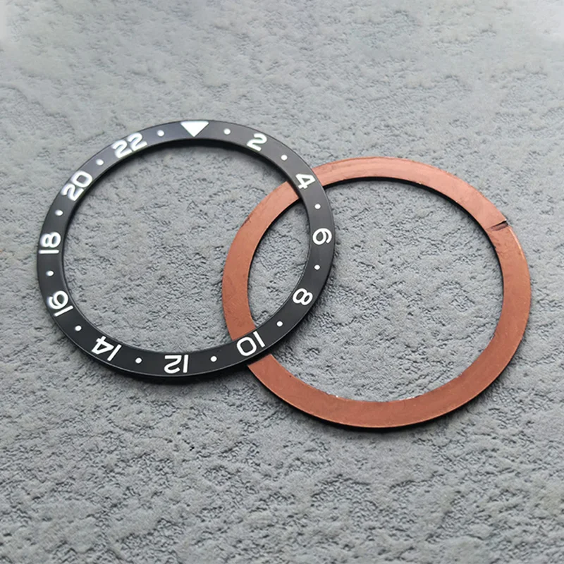 38mm*31.5mm GMT Style Flat Bezel NH35 Case Ring Fits SKX007 SKX009 SRPD Case NH36 NH35 Movement Men's Diving Watch Bezel Replace - view 6