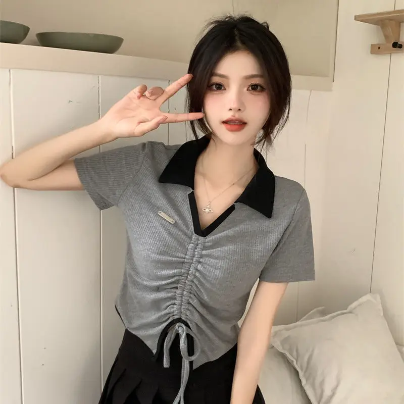 Spring/Summer Fashion Women's Set Korean Edition Explosive Street Top Age Reducing Fashion Work Pants Two Piece Set