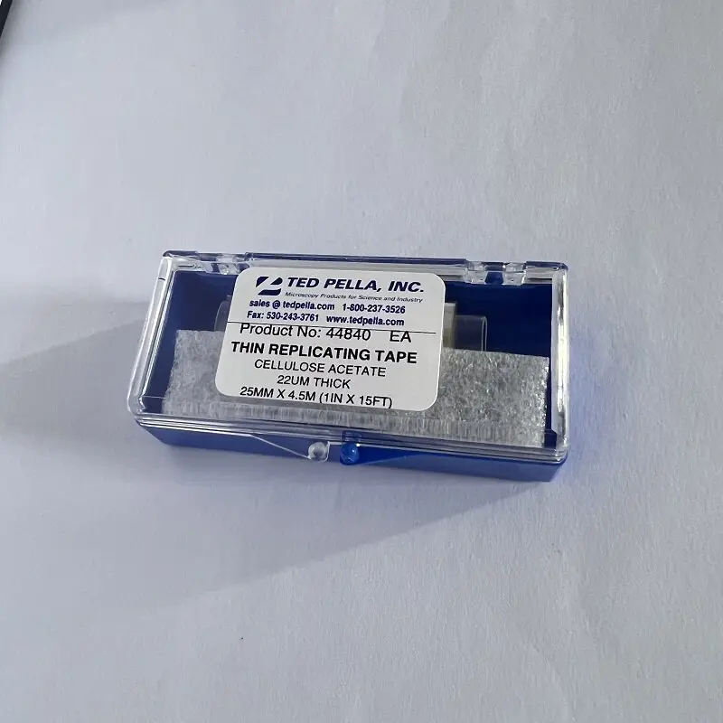 TEM Cellulose acetate replication tape replication composite multi-type sample morphology P-OLY glue
