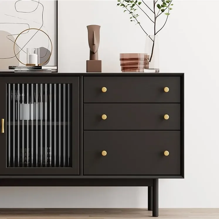 Sideboards Wooden console cabinets Kitchen and dining room furniture display cabinets with glass sliding doors