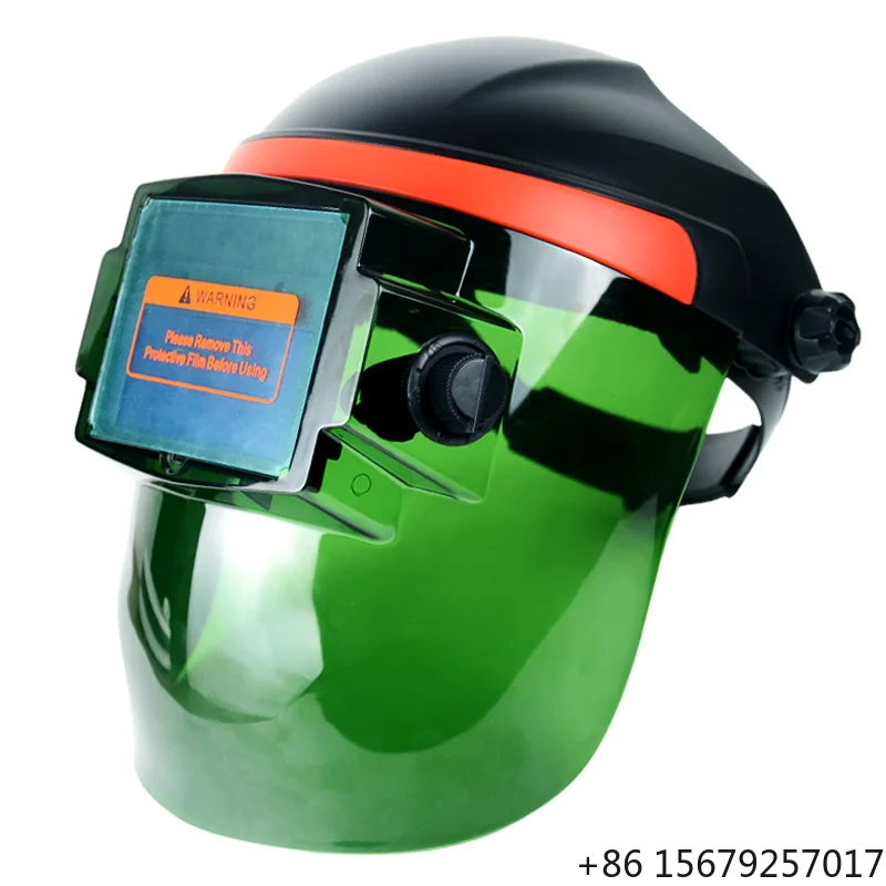 TRQ Factory Quality Solar Auto-Darkening Welding Helmets TIG/MIG/MAG Protection ISO9001 Certified 0.15ms Switch Time Lithium