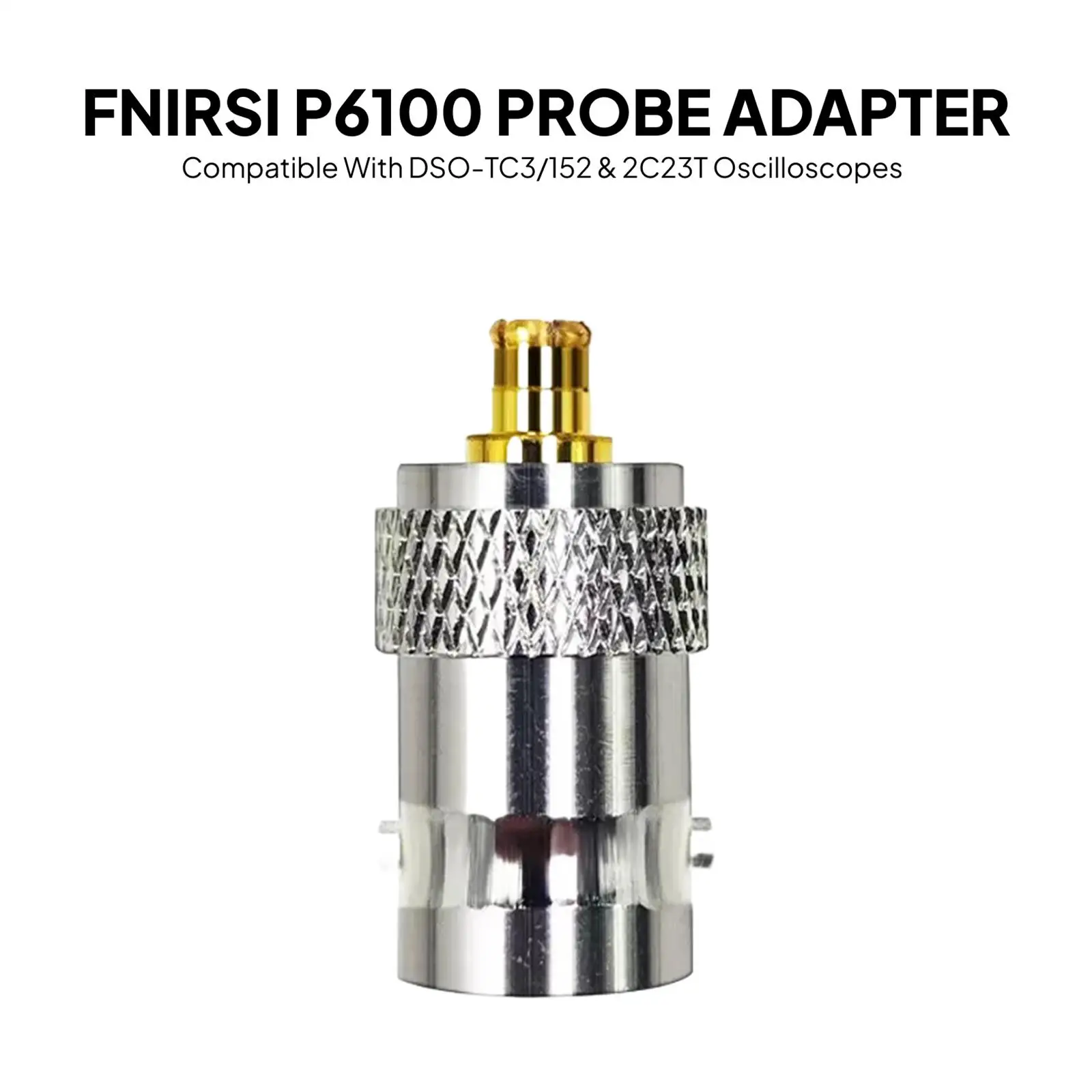 Digital Oscilloscope Probe Adaptor Replacement Alloy Connector Supply for DSO TC3 152 2C23T Testing Needs