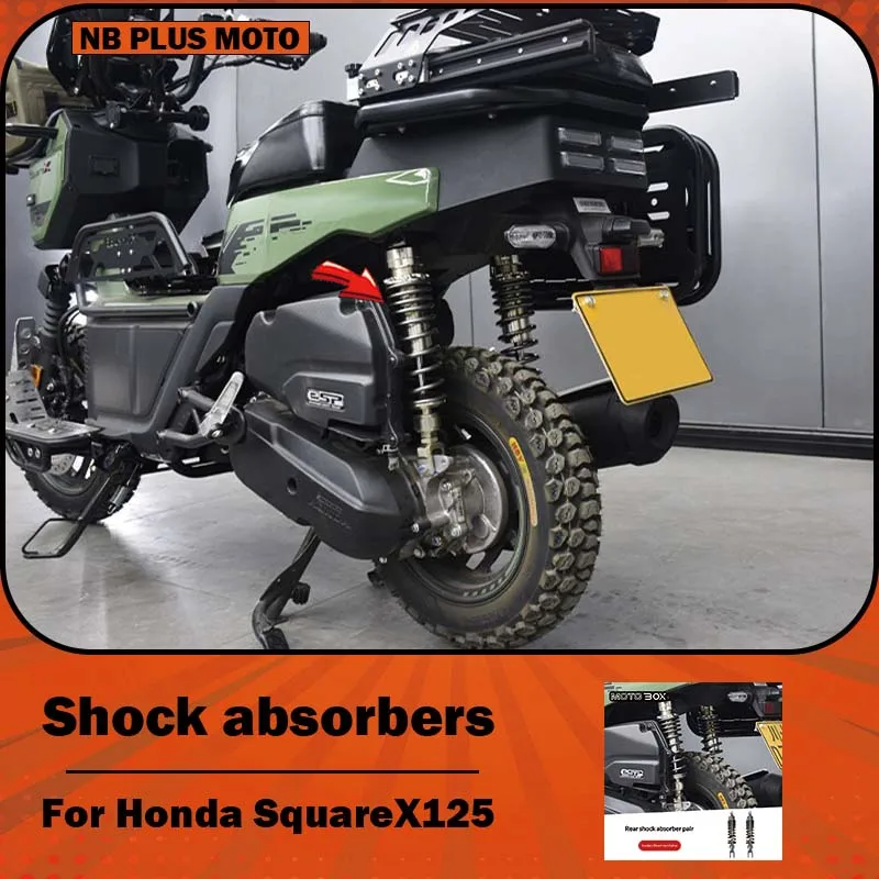【Premium】For Honda SquareX125 – shock absorbers with adjustable stiffness and damping, as well as preload settings