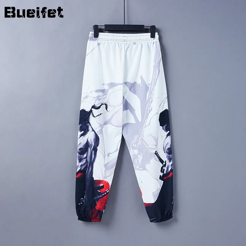 

Man Woman Wide Leg Pants Japanese Style Harajuku Leisure Loose Harem Trousers Summer Beach Outfits Chinese Streetwear Costume