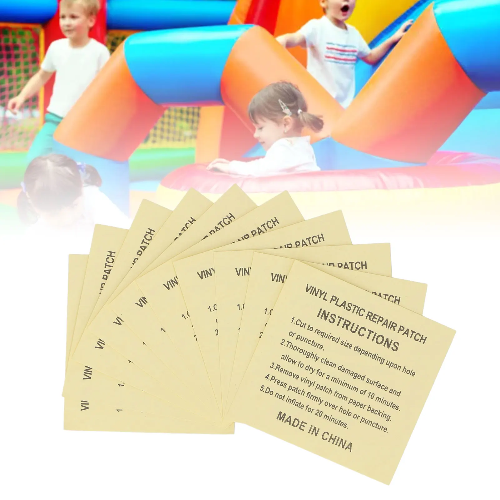 رقعة قابلة للنفخ من مادة PVC مقاومة للماء، متعددة الوظائف، رقعة إصلاح مرتبة هوائية ذاتية اللصق، سهلة الاستخدام للسباحة