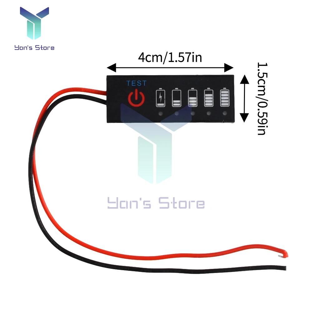 Battery Level Indicator 18650 Lipo Lithium Battery Capacity Tester Meter 1S 2S 3S 4S 5S 6S 7S 4.2V-29.4V Module Lithium Battery