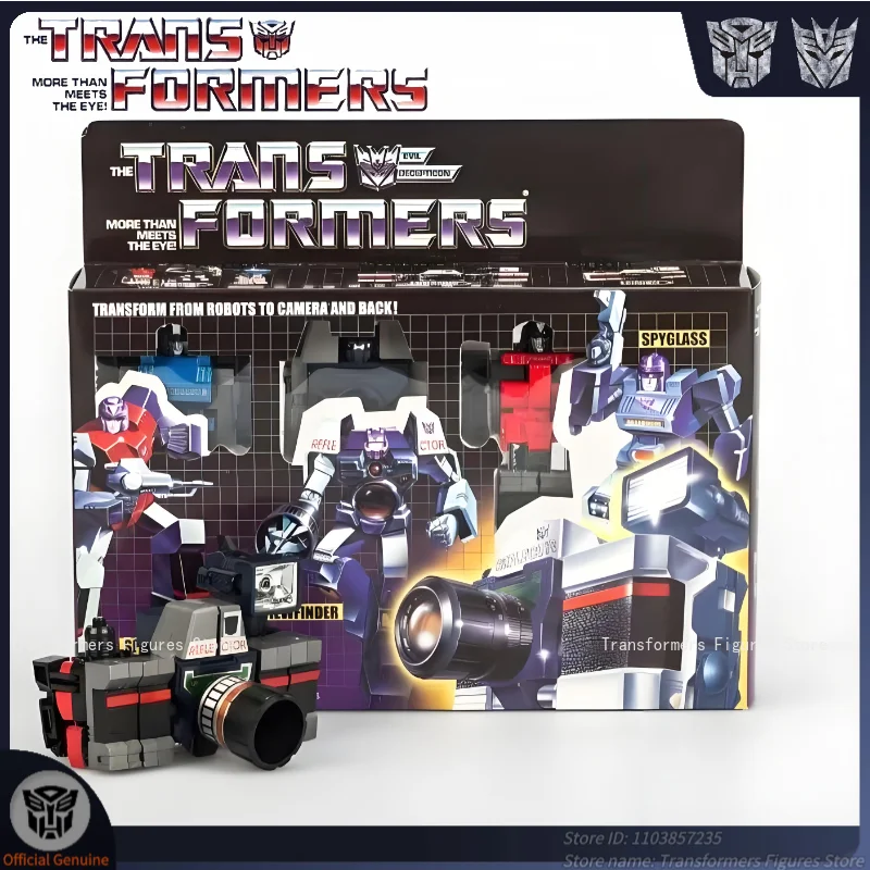 In Stock Transformer Original Replica G1-Reflector Ko Movie Cartoon Action Figure Anime Movable Robot Model Studio Fun Toy Gifts