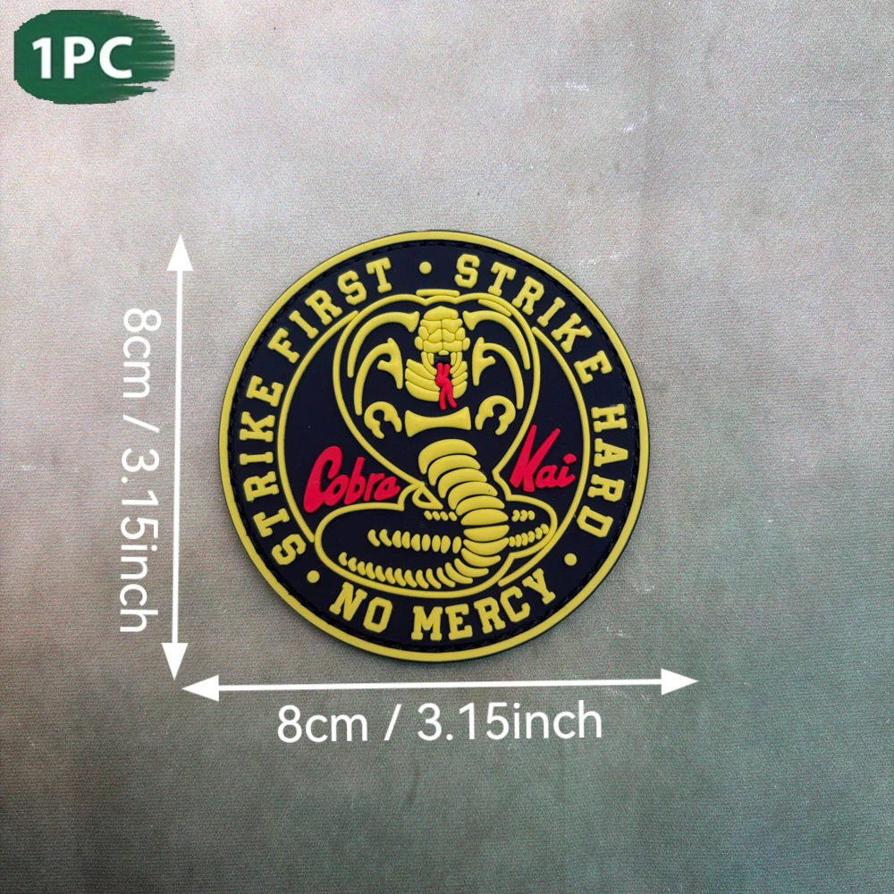 كوبرا بولي كلوريد الفينيل التصحيح التكتيكية سترة/حبال شارة ملصق التصحيح بولي كلوريد الفينيل هوك ثابت دعم المعنويات التصحيح ظهره التصحيح الملابس التصحيح لينة المطاط #2