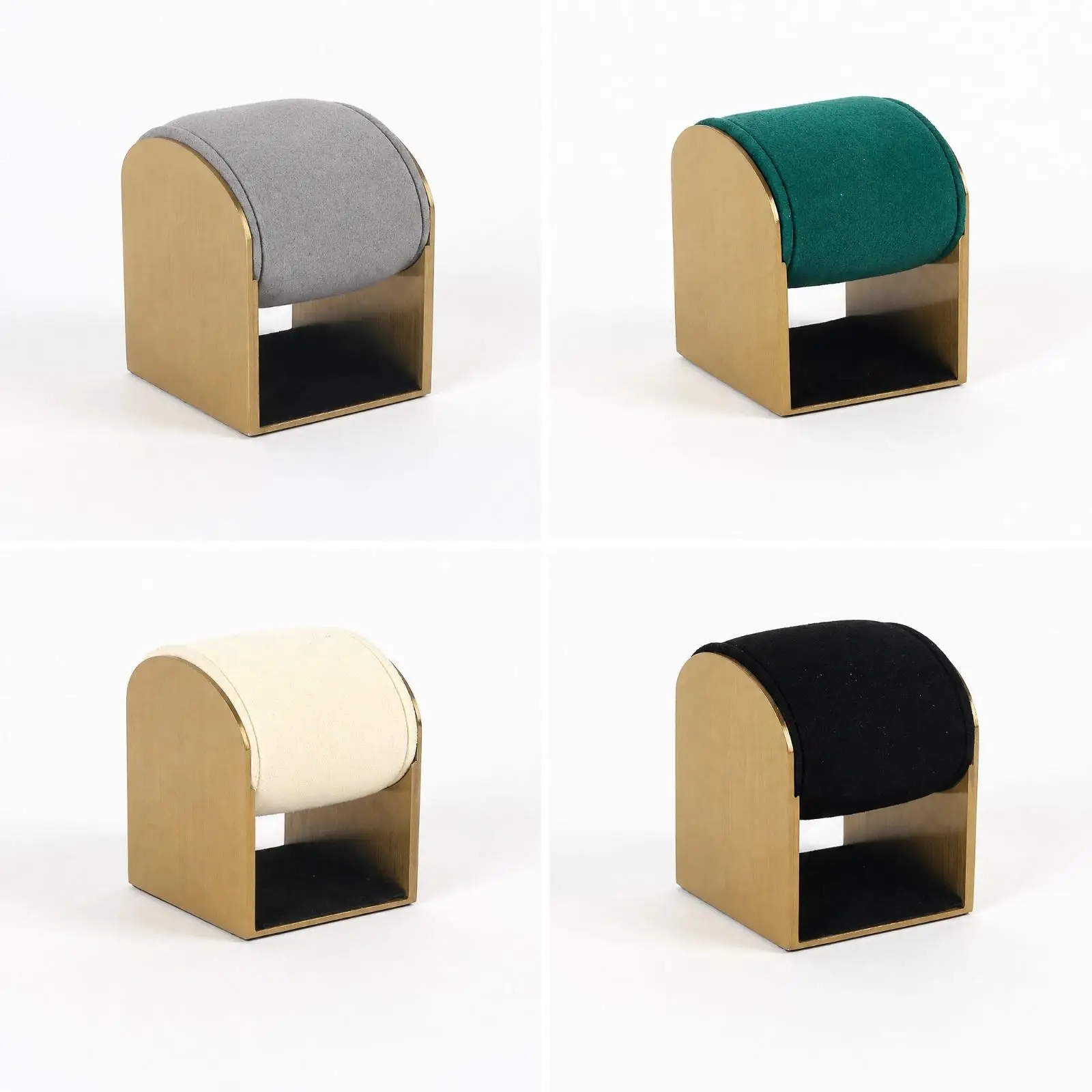 Compact Jewelry and Watch Display Stand | front-accessible Easy Access Design, Arched Jewelry Display Stand, for Showcase