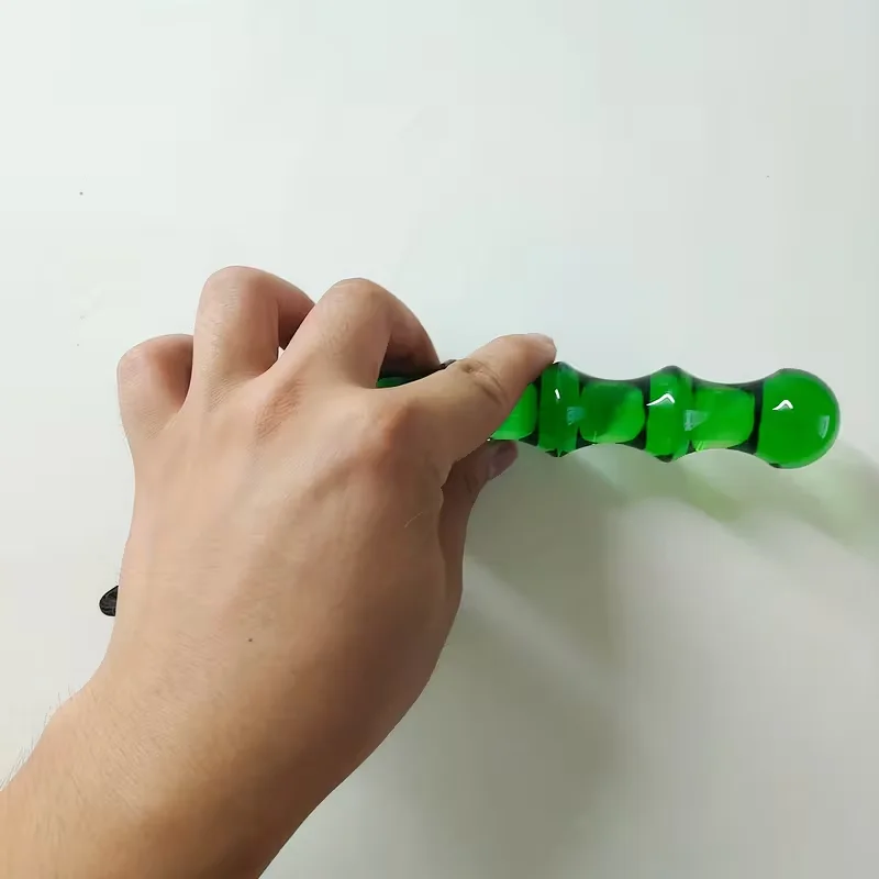 16cm Massage Stick Smooth Thornless Meridian Acupoint Sticks Muscle Relaxation Suitable For Shoulders Neck Hips Jade Massager view 3