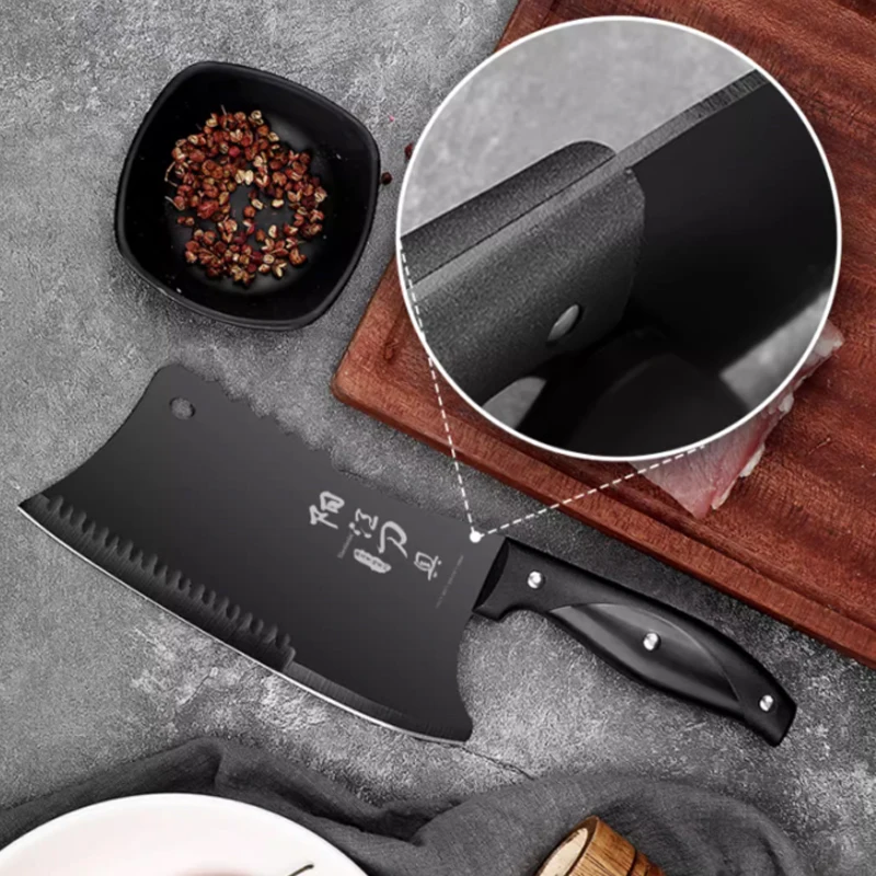 Kitchen knife New knives for Chinese chefs Chinese kitchen knife, blade knife - cutting meat, chopping small bone knife-1pcs
