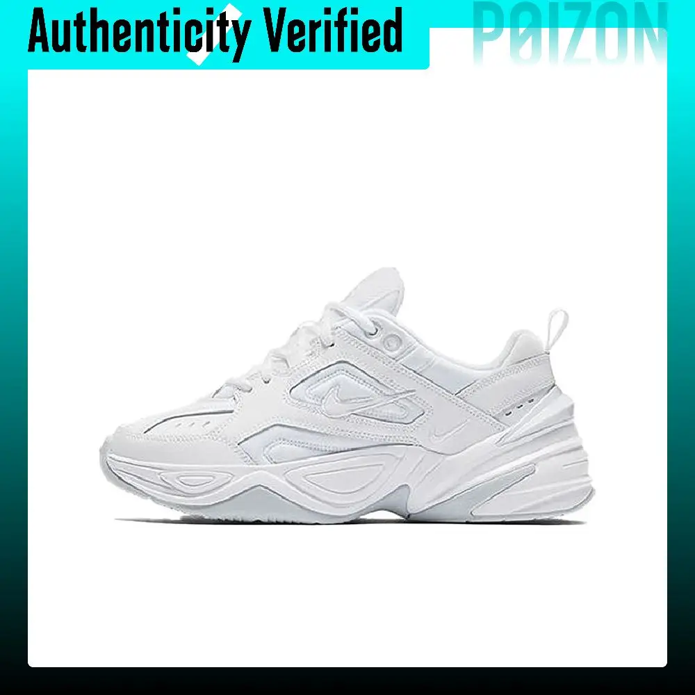 Nike M2K Tekno White Pure Platinum Low top Chunky Sneakers Women's White AO3108-100