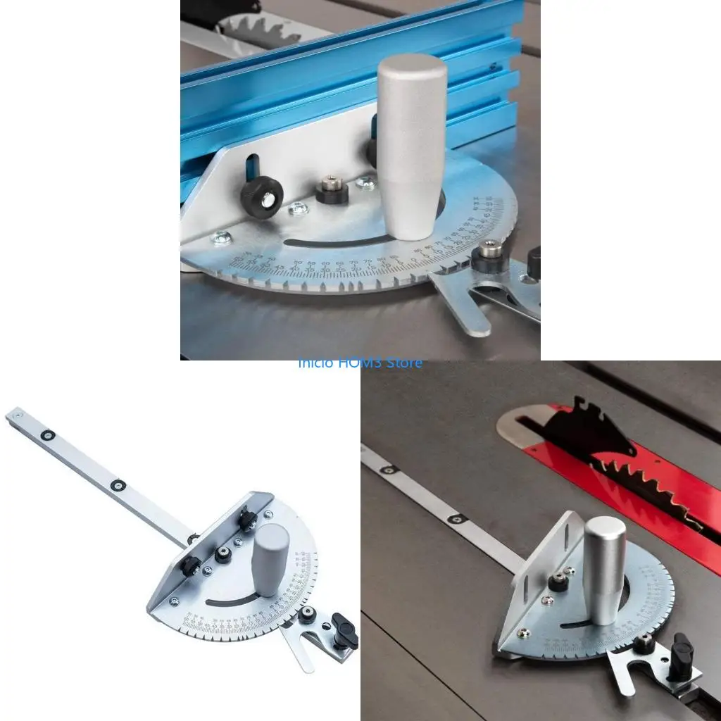 A5YD Miter Gauge With Track Stop Sawing Assembly Angles Ruler for Table Router