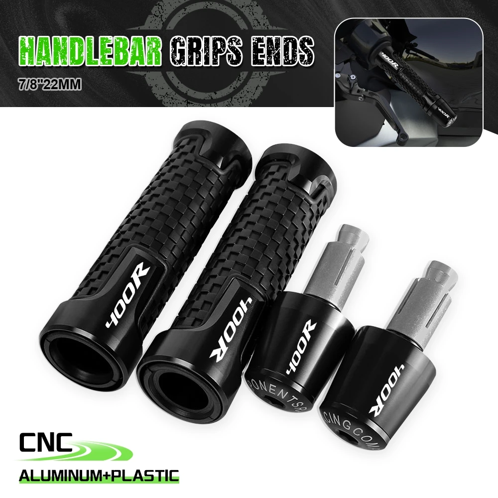 

FOR KAWASAKI NINJA400R ninja 400R 2018 2019 2020 2021 Motorcycle Handle Bar Handlebar Grip Ends Anti Vibration Slider Plug Parts