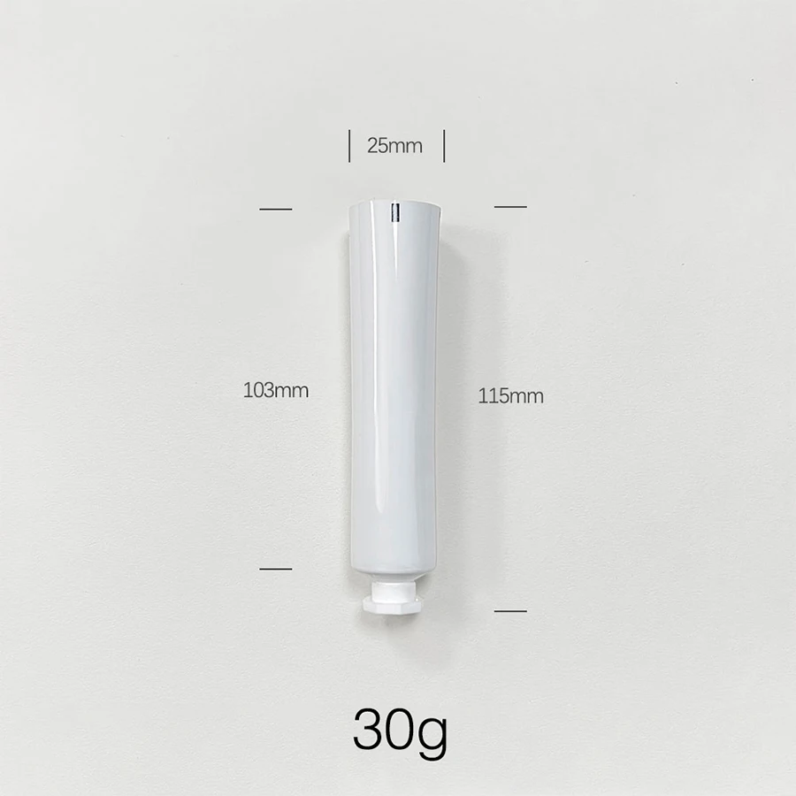 Un-Sealed Plastic Squeeze Bottle Unfastened Soft Tube Cosmetic Cream Shampoo Refillable Container End Open