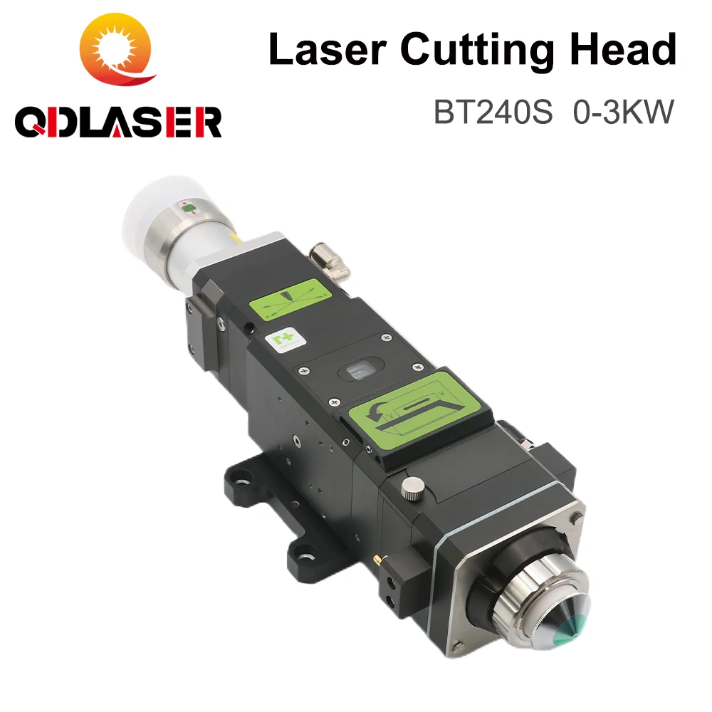 

QDLASER BT240S 0-3KW Raytools Fiber Laser Cutting Head Manual Focusing for QBH Metal Laser Cut FIber Laser Cutting Machine Head