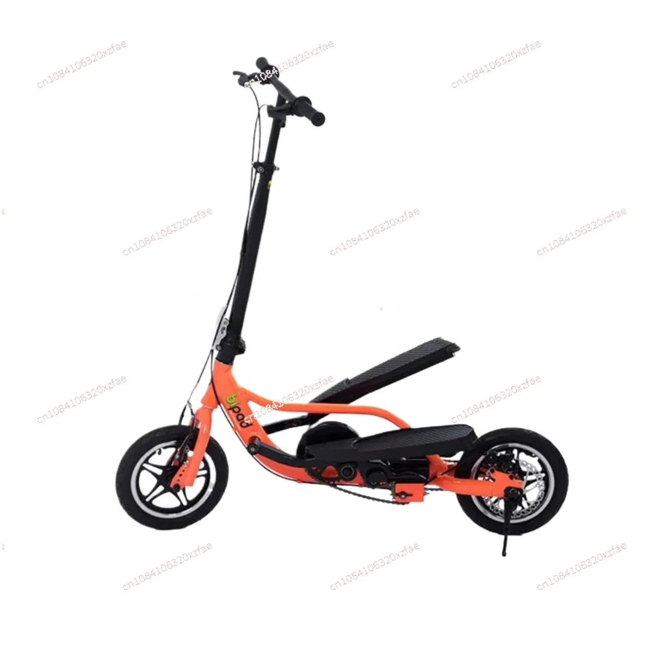 Disk Brake 12 Inch Air Wheel Double Pedal Scooter with Aluminum Alloy Frame