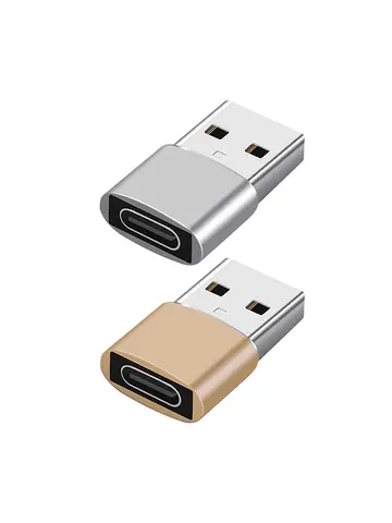 2Pcs USB To Type C OTG Adapter USB USB-C Male To Micro USB Type-c Female Converter For Macbook Samsung S20 USBC OTG Connector