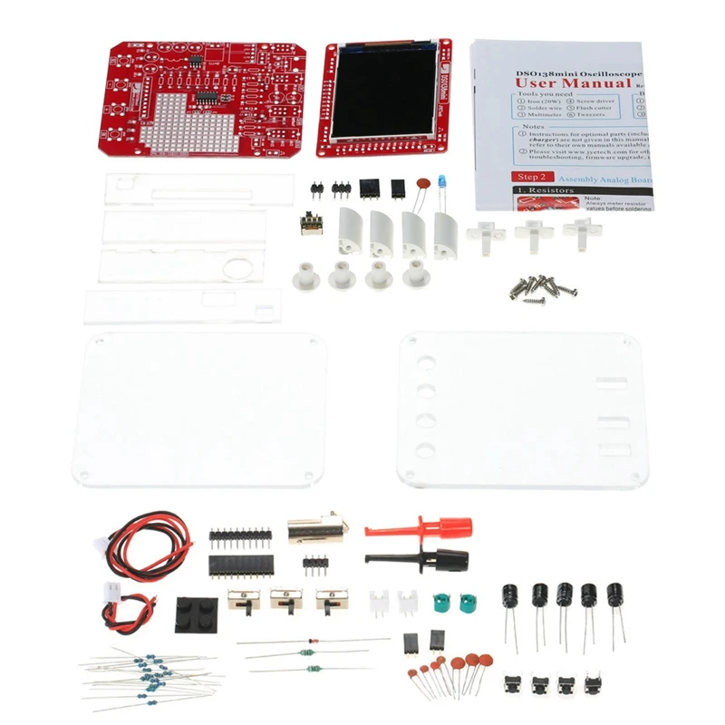 Nuevo Mini osciloscopio Digital Dso138 13805K, Kit Diy, piezas Smd, juego de aprendizaje electrónico presoldado, osciloscopios